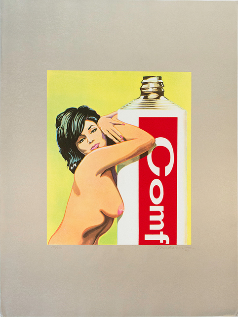Mel Ramos, ‘Miss Comfort Creme’, 1965, Print, Screenprint, Jim Kempner Fine Art