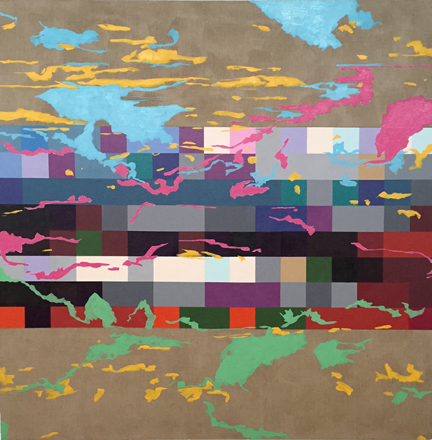 Anthony Vega, ‘Dalliance (mrsn2010, less)’, 2015, Painting, Acrylic on Linen, InLiquid