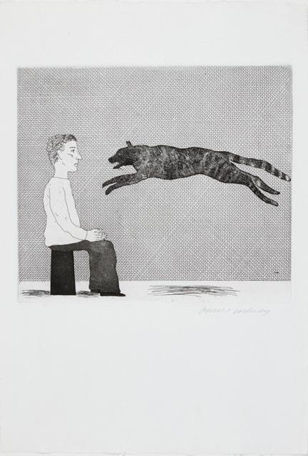 David Hockney, ‘Black Cat Leaping’, 1969, Stubbs Fine Art