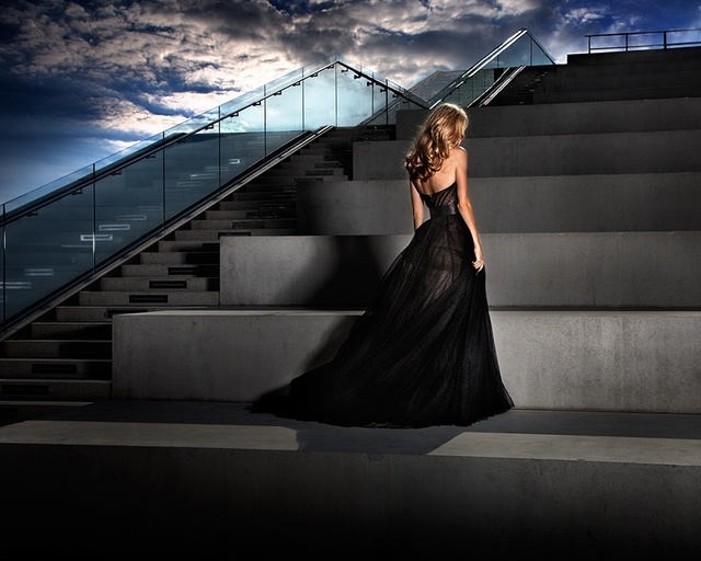 David Drebin, ‘The Girl In The Black Dress’, 2011, Photography, Digital C-Print, Isabella Garrucho Fine Art