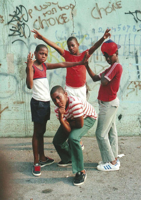 Jamel Shabazz, ‘Young Boys, East Flatbush, Brooklyn, NYC ’, 1981, Photography, Chromogenic print, Galerie Bene Taschen