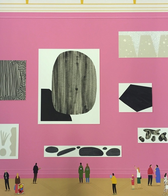 Rose Blake, ‘The Engagement’, 2015, Print, Monotype print with hand finished details (paint, collage, ink), Rebecca Hossack Art Gallery