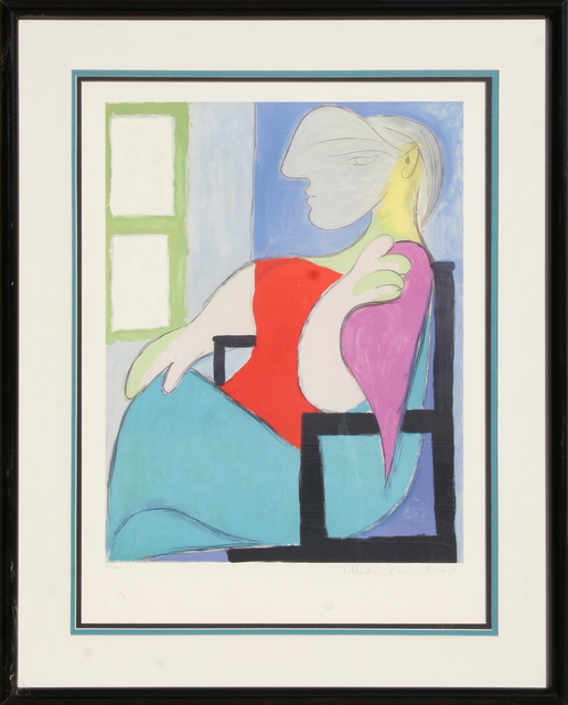 Pablo Picasso, ‘Femme Assise Pres d'Une Fenetre, 5-D’, 1979-1982, RoGallery