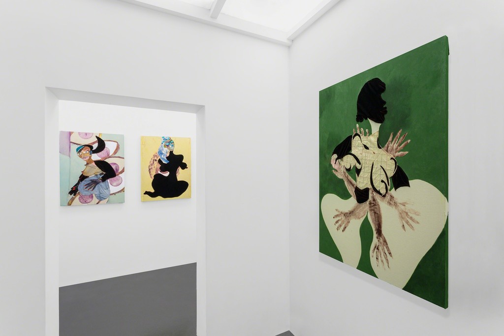 Tschabalala Self, 'The Function', 18 March – 22 April 2016, installation view at T293 Napoli. Photo by Maurizio Esposito. Tschabalala Self, 'The Function', 18 March – 22 April 2016, installation view at T293 Napoli. Photo by Maurizio Esposito.