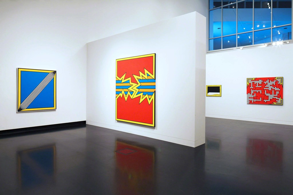 Installation view, Nicholas Krushenick: Electric Soup, Tang Teaching Museum, 2015 Installation view, Nicholas Krushenick: Electric Soup, Tang Teaching Museum, 2015