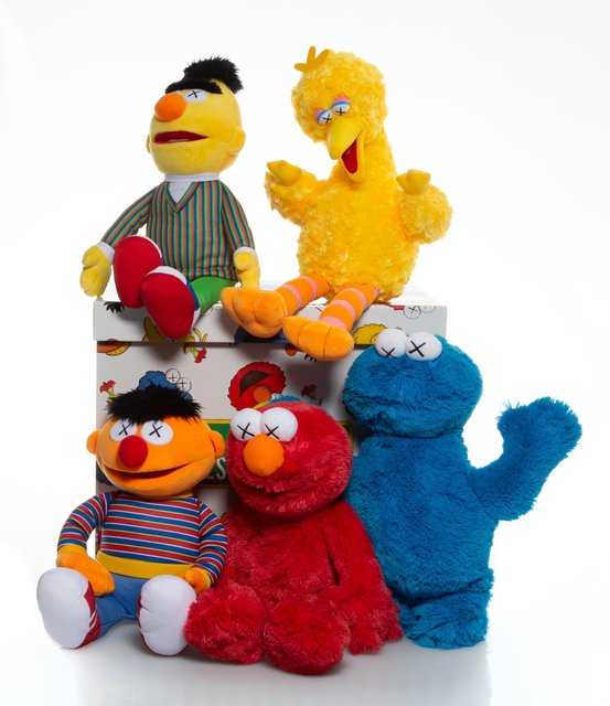 sesame street plush set