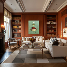 The White Lotus Influence: Curating a Maximalist Interior Design with Original Contemporary and Expressionist Emerging Art