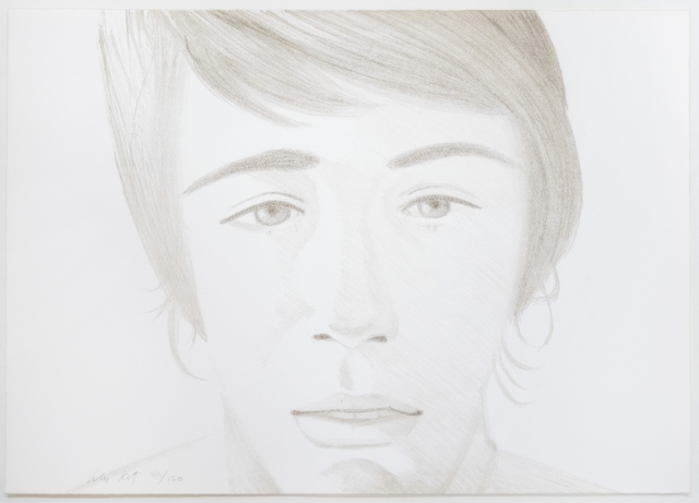 Alex Katz, ‘Vincent’, 1972, Print, Two-color lithograph printed on Arches paper., Frank Fluegel Gallery