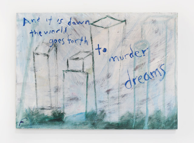 Lawrence Ferlinghetti, ‘And it is Dawn (e. e. cummings Suite No. 2)’, 2002, Painting, Oil on canvas, Rena Bransten Gallery