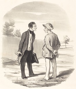 Honoré Daumier, ‘Oui, monsieur Gimblet, l'ordre ne sera... rétabli...’, 1851, National Gallery of Art, Washington, D.C.