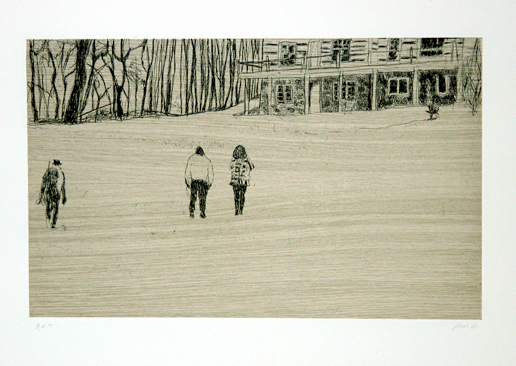 Peter Doig, ‘From 'Pond Life' from Ten Etchings’, 1996, Print, Hardground on woodgrain chine colle, Galerie Maximillian