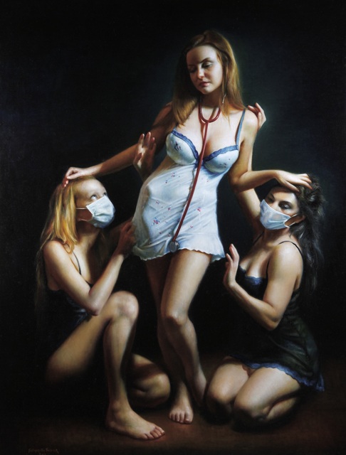 Rose Freymuth-Frazier, ‘Three Nurses’, 2011, Stone Sparrow NYC