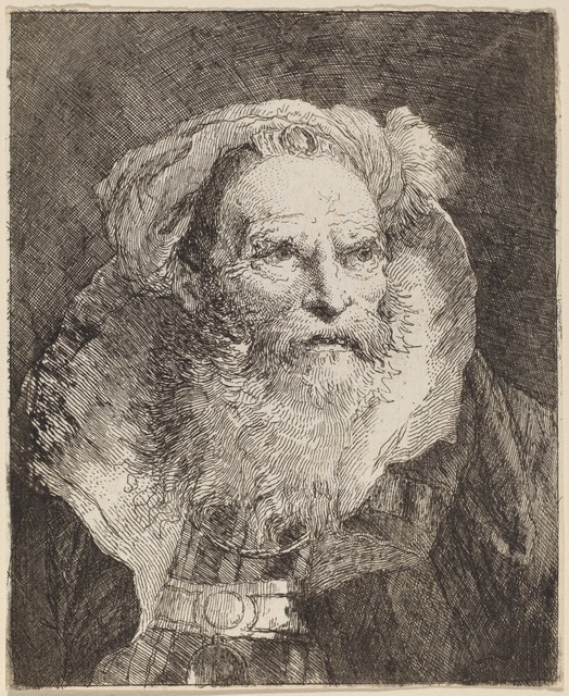 Giovanni Domenico Tiepolo | Old Man Meditating (ca. 1762) | Artsy