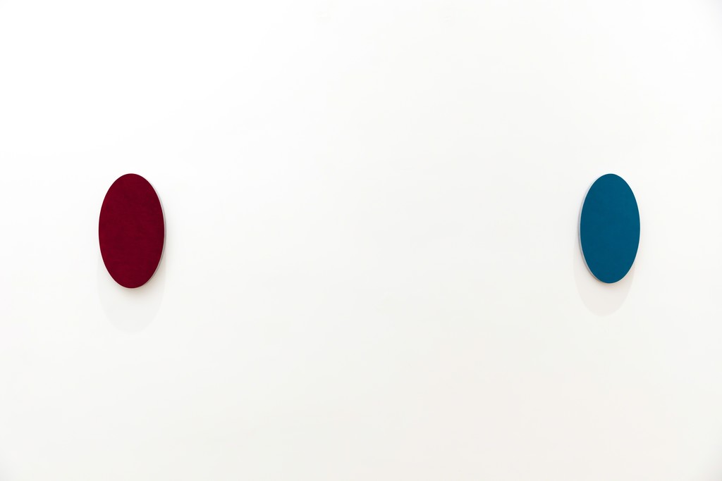 Alfonso Fratteggiani Bianchi, "Untitled", 2016, pigment on pietra serena, 32x18cm each Alfonso Fratteggiani Bianchi, "Untitled", 2016, pigment on pietra serena, 32x18cm each