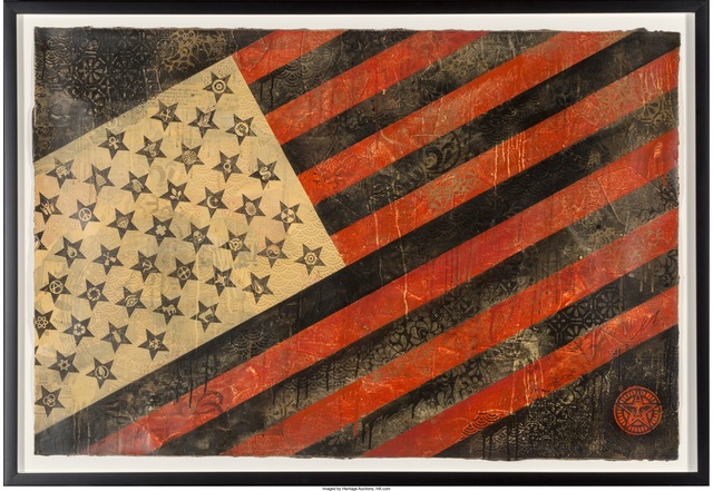 Shepard Fairey (OBEY), ‘Flag’, 2010, Heritage Auctions