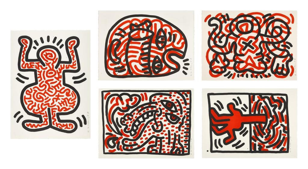 Keith Haring - Ludo 1-5 (L. pp. 44-47)