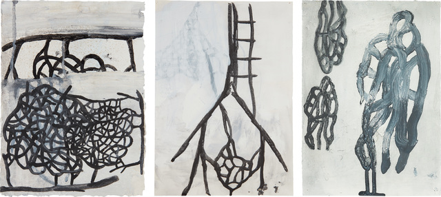Terry Winters, ‘Three works: (i) Genova; (ii) Untitled #10; (iii) Untitled #12’, Painting, Gouache and watercolor on paper, Phillips