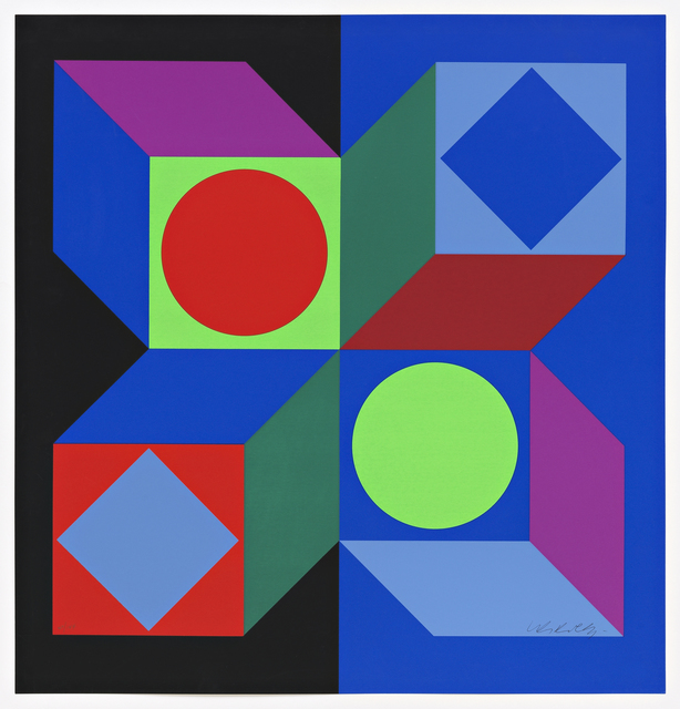 Victor Vasarely Lapidaire A (1970) Artsy