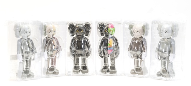 KAWS, ‘Companion Open Edition, Grey, Brown, Black, Grey Flayed, Brown Flayed and Black Flayed’, 2016, Forum Auctions