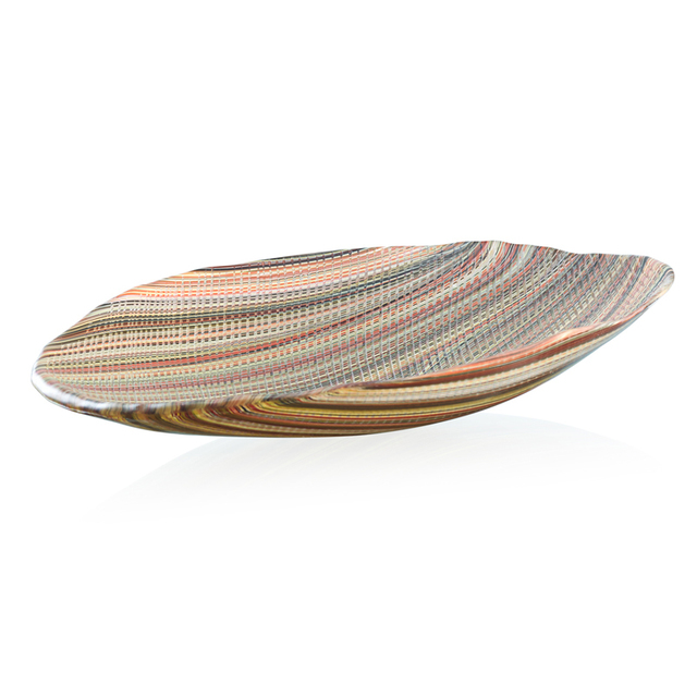 Lino Tagliapietra, ‘Striped charger, Murano, Italy’, 1990s, Rago