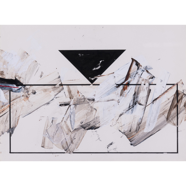Luis Feito, ‘Untitled’, 1987, Drawing, Collage or other Work on Paper, Acrylic and ink on paper, PIASA
