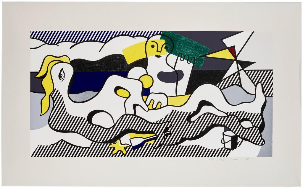 Roy Lichtenstein - At the Beach, from Surrealist Series