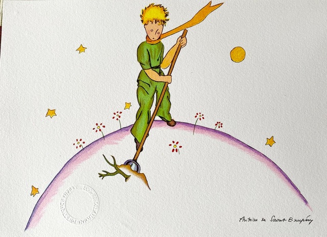 ANTOINE DE SAINT EXUPERY Le Petit Prince et le Renard (lg), 2008 – Art Wise  Premium Posters