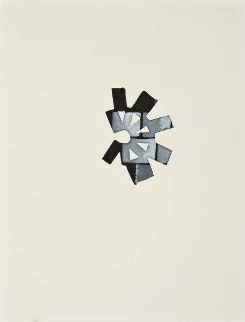 Chuck Holtzman, ‘889’, 2013, Drawing, Collage or other Work on Paper, Ink and opaque watercolor on paper, Clark Gallery