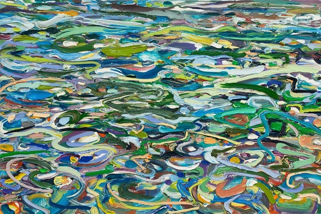Lilian Garcia-Roig, ‘Cumulative Nature: Color Tensions & Flows’, 2019, Painting, Oil on linen, Valley House Gallery & Sculpture Garden