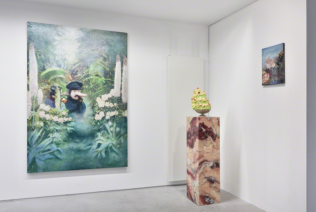 Exhibition view, "Dyonisos & the others", group show curated by Thibault Hazelzet with Benjamin Bruneau, Thibault Hazelzet, Saverio Lucariello, Marlène Mocquet, Vincent Olinet & Romain Vicari. © Photo: Rebecca Fanuele. Exhibition view, "Dyonisos & the others", group show curated by Thibault Hazelzet with Benjamin Bruneau, Thibault Hazelzet, Saverio Lucariello, Marlène Mocquet, Vincent Olinet & Romain Vicari. © Photo: Rebecca Fanuele.