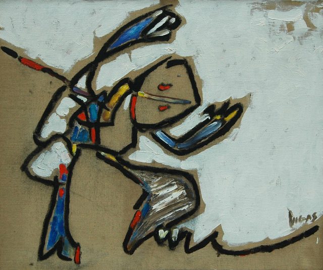 Oswaldo Vigas, ‘Le Freak’, 1995, Painting, Oil on Canvas, Galería RGR