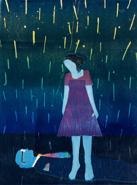 Tom Hammick, ‘Shooting Stars In Your Black Hair’, 2016, Peacock Visual Arts