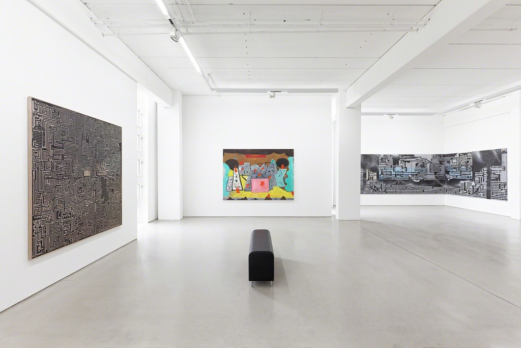 Installation view COLORS OF DESCENTS – Tobias Hild / Julius Hofmann / Robert Seidel, G2 Kunsthalle Leipzig, 25 May – 17 September 2017 © the artists & G2 Kunsthalle Leipzig, courtesy ASPN Galerie, Leipzig (Seidel) & Galerie Kleindienst, Leipzig (Hofmann), photo: Dotgain.info Installation view COLORS OF DESCENTS – Tobias Hild / Julius Hofmann / Robert Seidel, G2 Kunsthalle Leipzig, 25 May – 17 September 2017 © the artists & G2 Kunsthalle Leipzig, courtesy ASPN Galerie, Leipzig (Seidel) & Galerie Kleindienst, Leipzig (Hofmann), photo: Dotgain.info