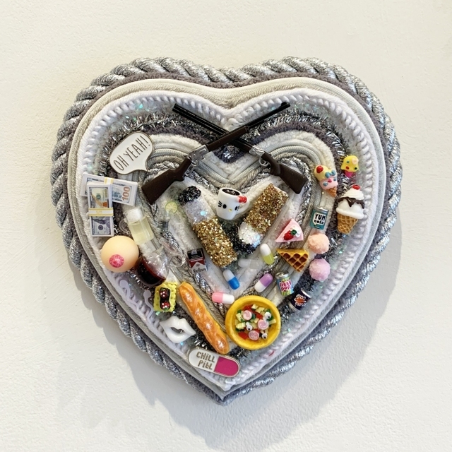 Christybomb, ‘"Vices"’, 2019, Sculpture, Mixed media on wood, Parlor Gallery