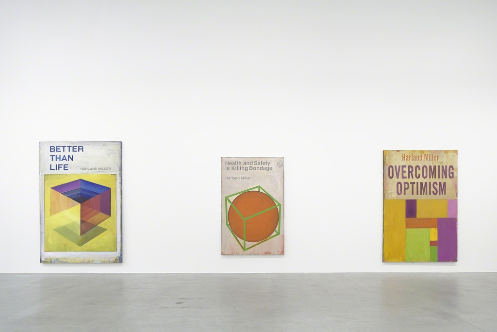 Installation View, Harland Miller, Tonight We Make History (P.S. I Can't Be There), 2016, Image courtesy the artist and Blain|Southern Installation View, Harland Miller, Tonight We Make History (P.S. I Can't Be There), 2016, Image courtesy the artist and Blain|Southern
