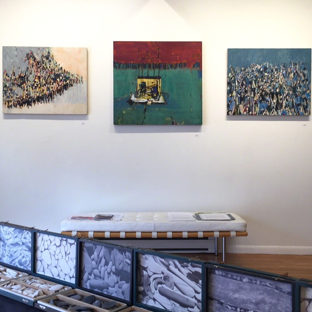 "A Taxonomy of Sorts", ceramic, mixed by Judith Motzking | Paintings by Megan Hinton "A Taxonomy of Sorts", ceramic, mixed by Judith Motzking | Paintings by Megan Hinton