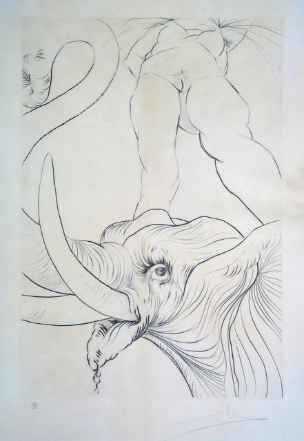 Salvador Dalí, ‘Now it is Evening’, 1973, Print, Engraving, Goldmark Gallery