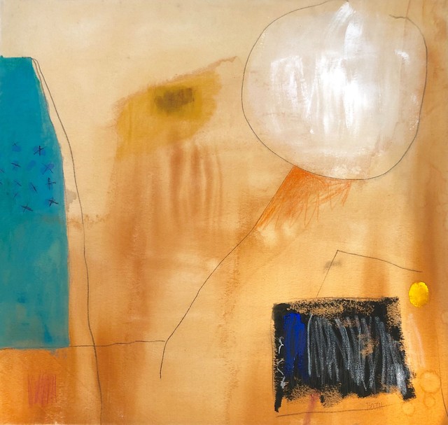 Jane Booth, ‘Balancing Full Moon’, 2018, Painting, Acrylic on raw canvas, Cerbera Gallery