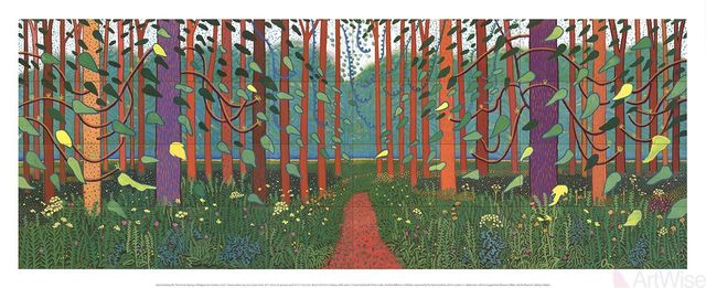 David Hockney, ‘The Arrival of Spring in Woldgate, East Yorkshire’, 2016, ArtWise