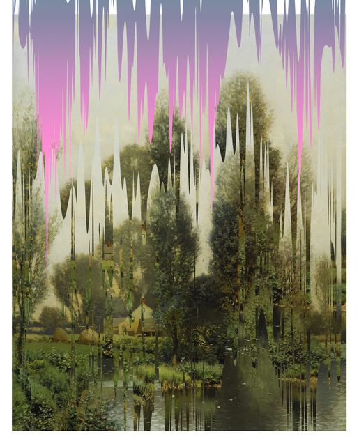 Ciler, ‘Ejercicio de distorsión sobre paisaje’, 2019, Painting, Acrylic on canvas, MAIA Contemporary
