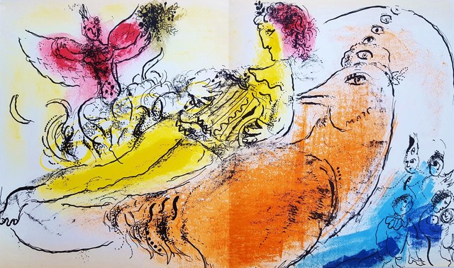 Marc Chagall, ‘The Accordionist’, 1957, Graves International Art