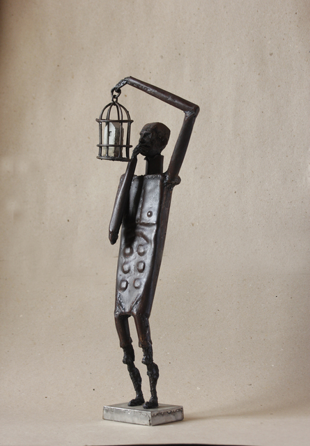 Pedro Luis Cuellar, ‘Padre de familia / Family man’, 2019, Sculpture, Welded steel and concrete, ArteMorfosis - Cuban Art Platform