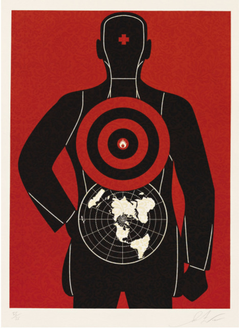 Shepard Fairey (OBEY), ‘Global Target’, 2012, Toshkova Fine Art Advisory