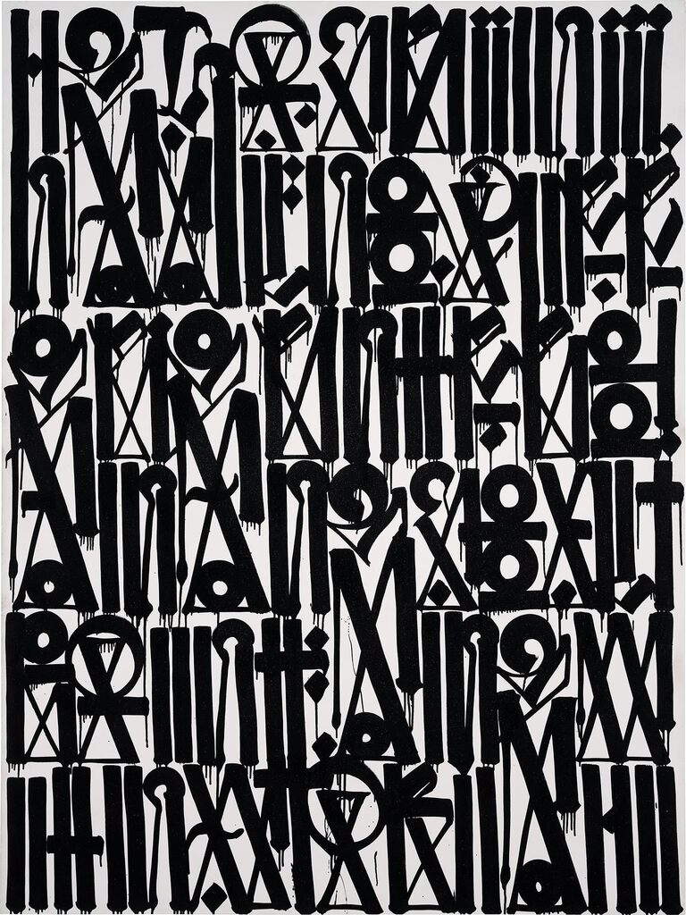 Retna - He's A Criminal No Different From Me. One Could Argue I Could Be Painted With The Same Brush