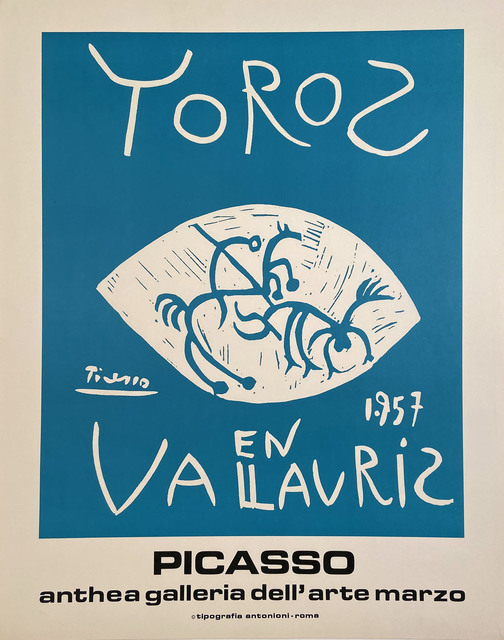 Pablo Picasso, ‘Toros en Vallauris, 1957Picasso , Anthea Galleria dell'arte Marzo, HOLIDAY SALE TAKE 20% OFF NEXT THREE WEEKS’, 1972, David Lawrence Gallery