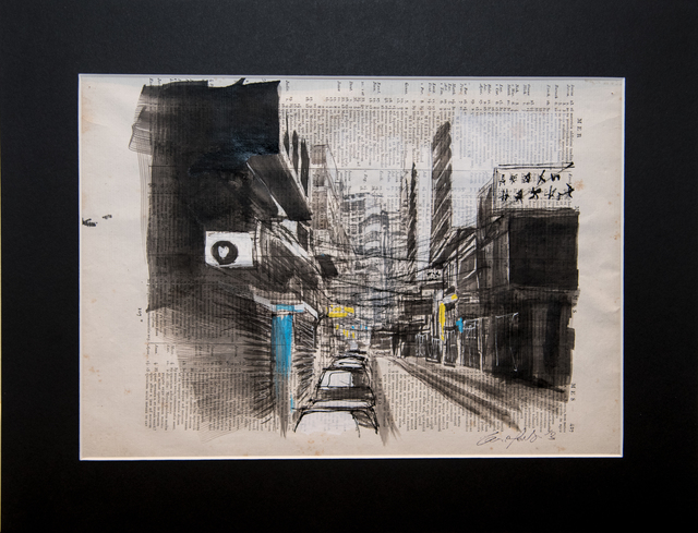 Guiyome, ‘no title’, 2012, Drawing, Collage or other Work on Paper, Gouache on paper, Collezionando Gallery