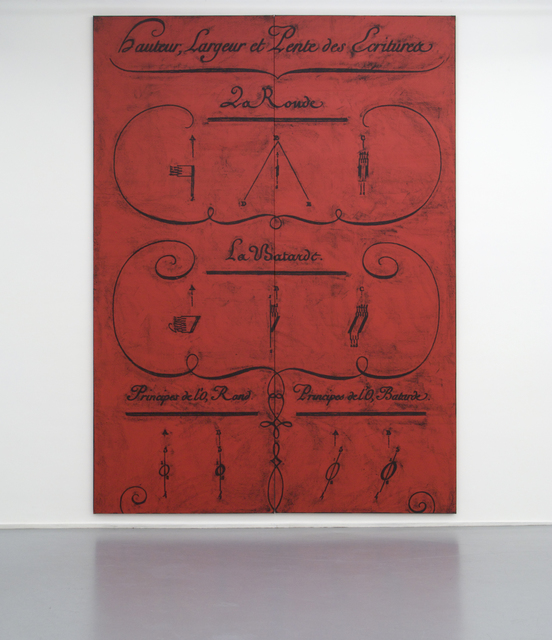 Matt Mullican, ‘Untitled (Diderot, Hauteur, Largeur et Lente des Ecritures, Diptych)’, 2012, Micheline Szwajcer
