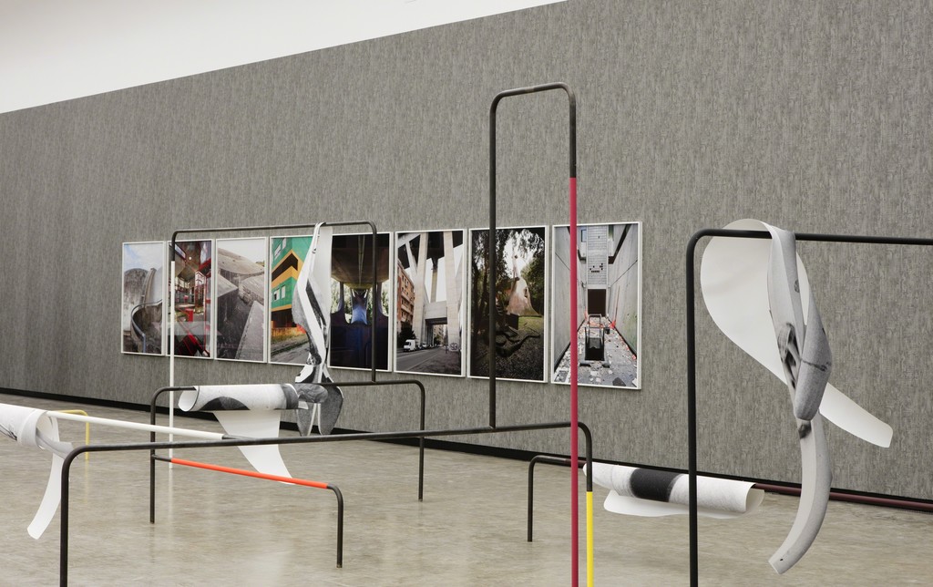 Installation view: Béton, Kunsthalle Wien 2016, Photo: Stephan Wyckoff: Sofie Thorsen, Spielplastiken, 2010–2016, Courtesy Galerie Krobath, Vienna; Werner Feiersinger, Ohne Titel (Dante Bini), 2013; Ohne Titel (Fregene), 2015; Ohne Titel (Burri), 2016; Ohne Titel (Gino Valle), 2009; Ohne Titel (Musmeci), 2015; Ohne Titel (Morandi), 2010; Ohne Titel (Baratti), 2011; Ohne Titel (Corviale), 2015; Courtesy the artist and Galerie Martin Janda, Vienna Installation view: Béton, Kunsthalle Wien 2016, Photo: Stephan Wyckoff: Sofie Thorsen, Spielplastiken, 2010–2016, Courtesy Galerie Krobath, Vienna; Werner Feiersinger, Ohne Titel (Dante Bini), 2013; Ohne Titel (Fregene), 2015; Ohne Titel (Burri), 2016; Ohne Titel (Gino Valle), 2009; Ohne Titel (Musmeci), 2015; Ohne Titel (Morandi), 2010; Ohne Titel (Baratti), 2011; Ohne Titel (Corviale), 2015; Courtesy the artist and Galerie Martin Janda, Vienna