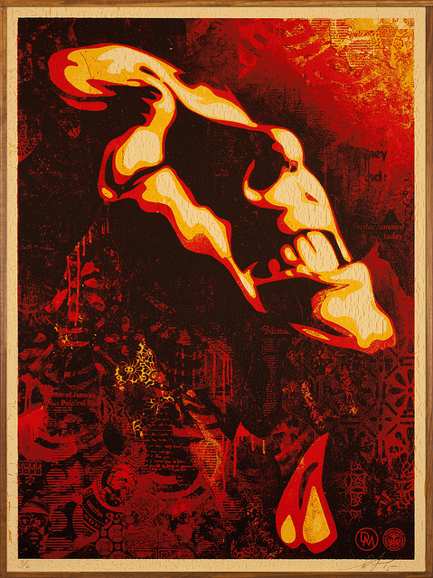 Shepard Fairey (OBEY), ‘Bob Marley Slave Driver’, 2015, Rush Philanthropic Arts Foundation Benefit Auction