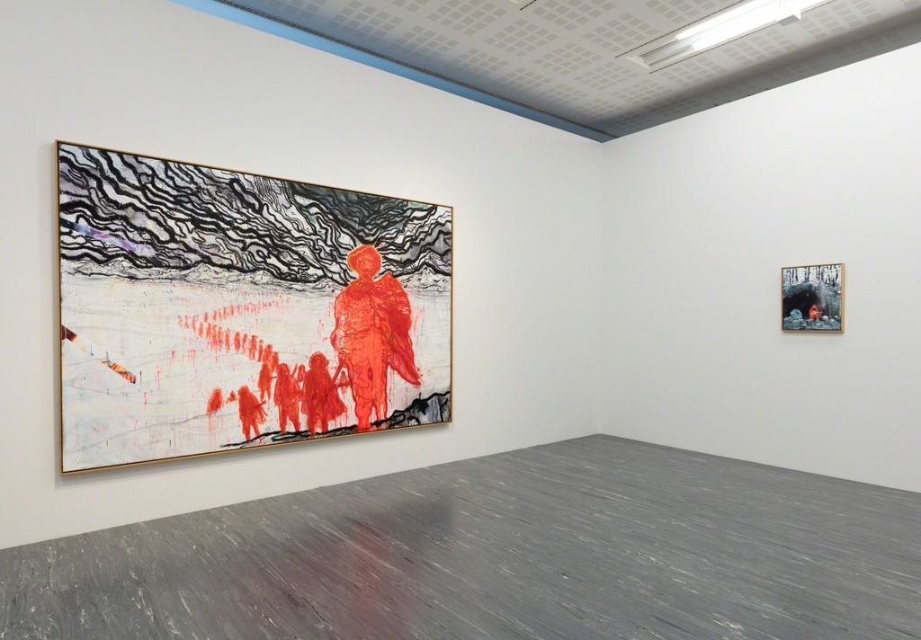 Exhibition View Daniel Richter – Lonely Old Slogans, Photo: © Belvedere, Vienna, 2017 Exhibition View Daniel Richter – Lonely Old Slogans, Photo: © Belvedere, Vienna, 2017